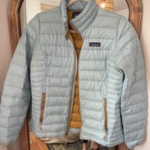 Patagonia Women's Sky Blue Puffer Jacket